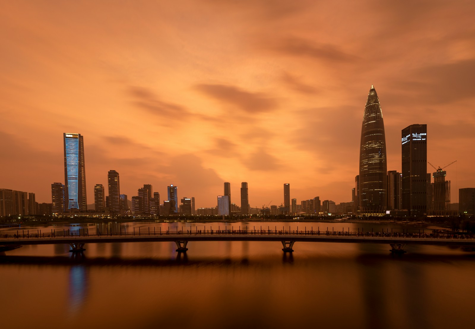 bridge in city